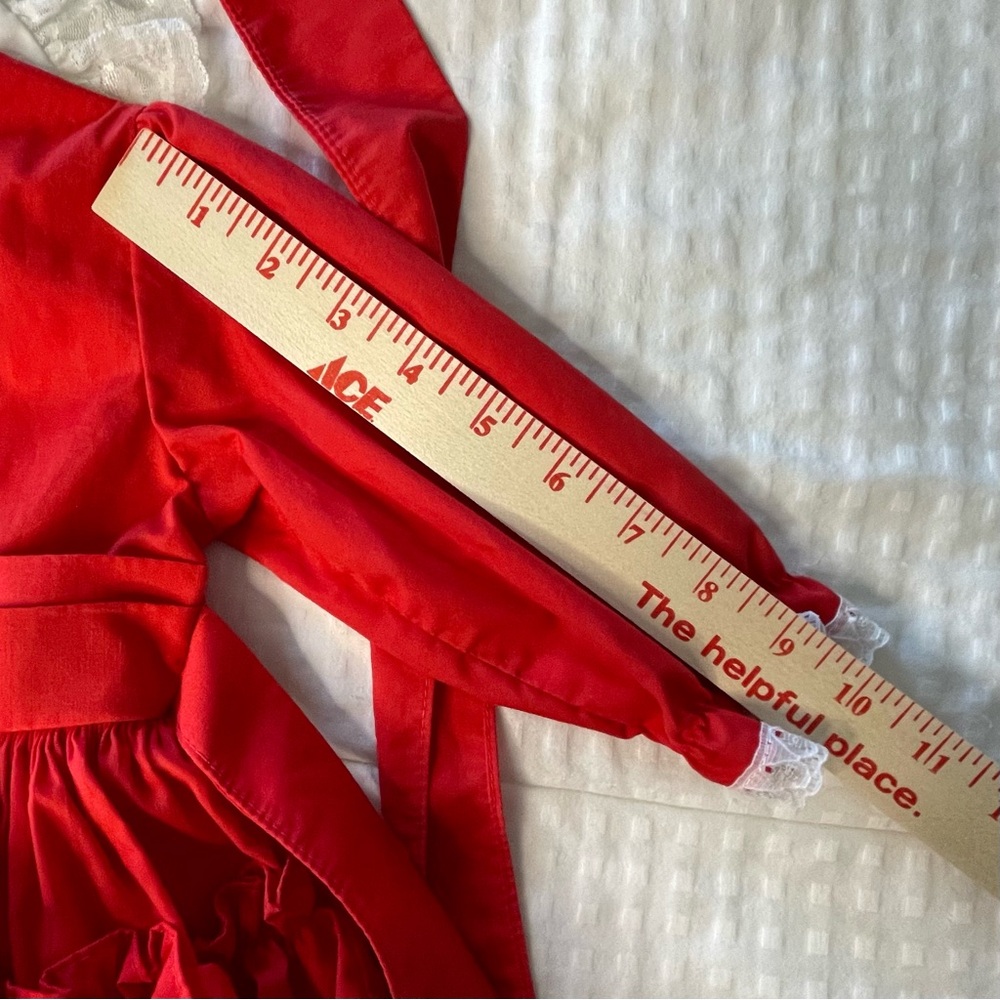 Kids Avenue Full Circle Pageant Party Dress Tiered Ruffle Lace VTG USA Size 2 - Picture 13 of 16